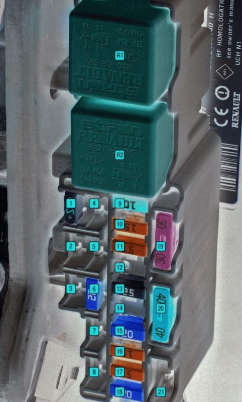 Yctze Portafusibili A 6 Vie Con Base Relè - Universale Per Auto Fuoristrada SUV Pickup - 41 Pin, Nero - 2