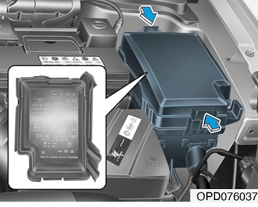 Hyundai i30 PD (2021-2022) - scatola fusibili e relè