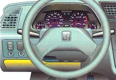 Peugeot 306 (1997-1999) - scatola fusibili e relè
