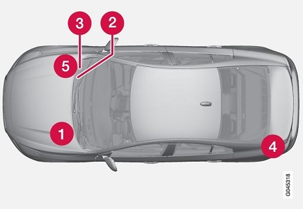 Volvo S60 (2015) - scatola fusibili e relè