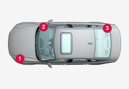 Volvo S90 (2017) - scatola fusibili e relè