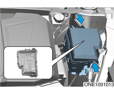 Hyundai Ioniq 5 (2022) - scatola fusibili e relè