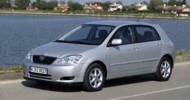 Toyota Corolla (2002-2004) - Scatola dei fusibili