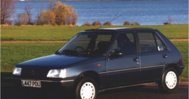 Peugeot 205 (1995-1998) – caixa de fusíveis
